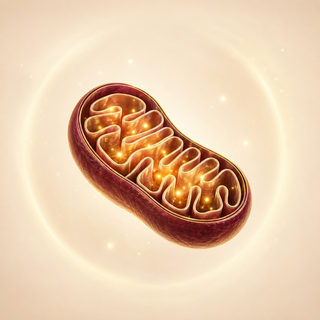 Mitochondrion producing cellular energy