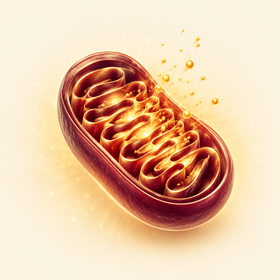 Mitochondrion generating cellular energy