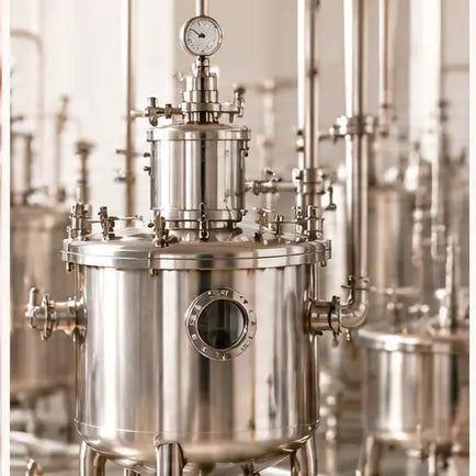 Stainless-steel supplement manufacturing equipment